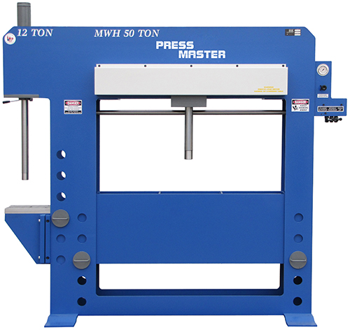 50 TON PRESS MASTER .. H-FRAME PRESS ... ELECTRIC OVER HYDRAULIC